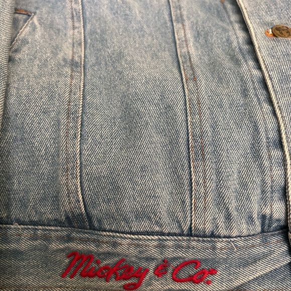 Vintage Mickey and Co Denim jacket with tags never worn with embroidered Mickey - Picture 6 of 10